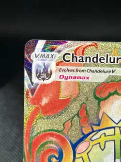Pokemon TCG Chandelure VMAX 265/264 Fusion Strike Secret Rare NM - Image 2