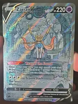 Zacian V GG48/GG70 Pokemon Crown Zenith: Galarian Gallery Ultra Rare Holo 🔥 - Image 1