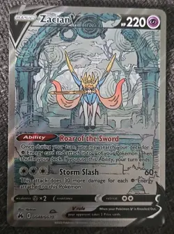 Zacian V GG48/GG70 Pokemon Crown Zenith: Galarian Gallery Ultra Rare Holo 🔥 - Image 2