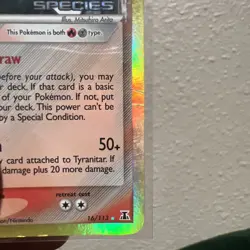 Pokemon Tyranitar EX Delta Species 16/113 Reverse Holo Rare STAMPED 2005 120 HP - Image 2