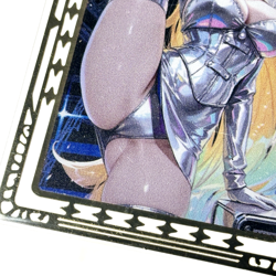 Goddess Story: Cynthia Non Serial Metal Anime Waifu Trading Card - Damage - Image 3