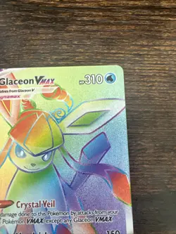 2021 Pokemon SWSH Evolving Skies Glaceon VMAX #208/203 - Image 5