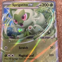 Sprigatito EX SVP087 - SV Black Star Promo - Pokemon TCG Card - Near Mint - Image 2