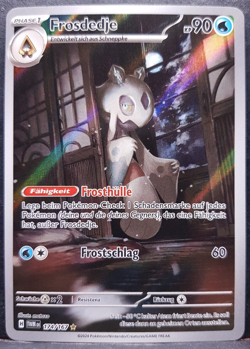 Frosdedje 174/167 Maskerade im Zwielicht Full Art Pokemon Pokemon Karte DE NM - Image 1