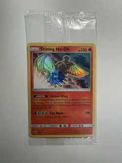 2017 Pokemon SEALED Shining Ho-Oh SM70 Shiny Art Black Star Promo Sun Moon NM/MT - Image 1