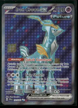 Iron Crown ex 191/162 Ultra Rare Temporal Forces Pokemon NM/M - Image 1