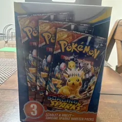 Pokemon TCG: Scarlet & Violet - Surging Sparks 3 Booster Packs New Factory Seal - Image 5