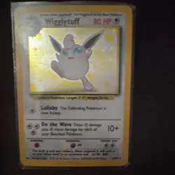 Pokemon WOTC 1999 Jungle Wigglytuff 80 HP Holo Rare Card English TCG - Image 1