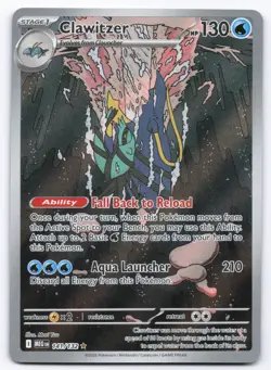 Pokemon TCG Clawitzer 141/132 Mega Evolution NM - Image 1