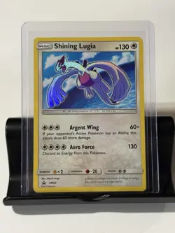 Pokemon Shining Lugia SM82 Shining Legends Promo Holo Basic Card - LP/MP - Image 1