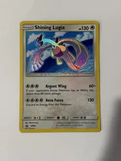 Pokemon Shining Lugia SM82 Shining Legends Promo Holo Basic Card - LP/MP - Image 3