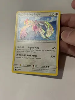 Pokemon Shining Lugia SM82 Shining Legends Promo Holo Basic Card - LP/MP - Image 4