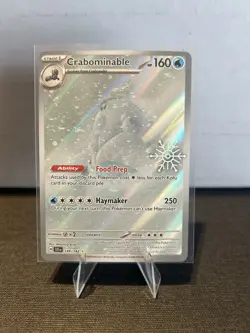 Pokemon Holo Crabominable 149/142 Illustration Rare SV07: Stellar Crown - Image 1