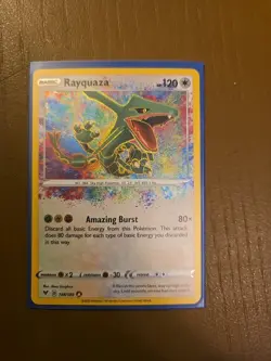 Pokemon Rayquaza Vivid Voltage Holo 138/185 Amazing Rare (NM) - Image 1
