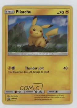 Pikachu Pokemon Sun & Moon Black Star Promo #SM183 - Image 1