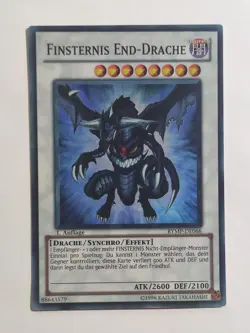 Yu-Gi-Oh! Karte Finsternis End-Drache RYMP-DE066 Super Rare 1. Auflage Sehr gut - Image 1