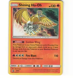 Pokemon Shining Ho-Oh SM70 SM Promo HP Damaged Card - Image 1