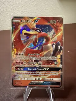 Ho-Oh GX 21/147 Burning Shadows Holo Ultra Rare Trading Card Pokemon TCG - Image 1