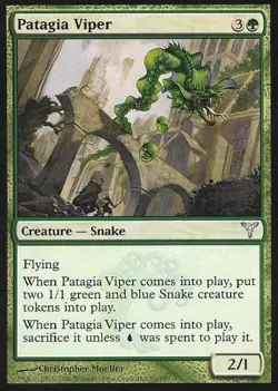 Patagia Viper -Foil Medium Play MTG Dissension - Image 1