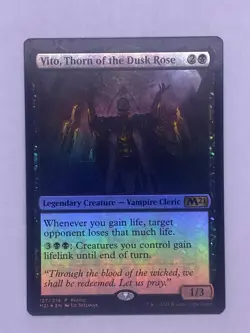 MTG Vito, Thorn of the Dusk Rose Vito, Thorn of the Dusk Rose Rare Foil - Image 1