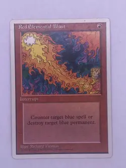 MTG Red Elemental Blast MTG Core Set 4th Edition Regular - Image 1