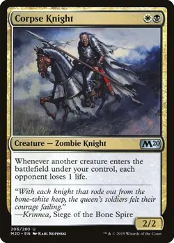 MTG - Corpse Knight - Core Set 2020 - X1 - (NM) - - Image 1