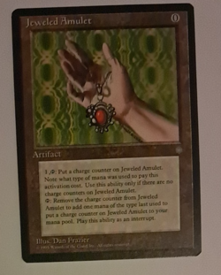 Jeweled Amulet MP MTG Ice Age Magic the Gathering - Image 1