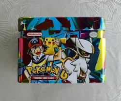 Pokemon TCG 6 Heartgold Soulsilver EMPTY Collectors Tin Only Official Nintendo - Image 2