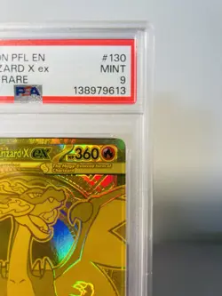 2025 POKEMON PHANTASMAL FLAMES MEGA HYPER RARE #130 MEGA CHARIZARD X EX PSA 9 - Image 3