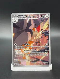 Larry's Staraptor 249/217 Illustration Rare ME: Ascended Heroes Pokemon NM - Image 1