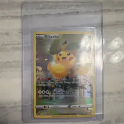 Pokemon Pikachu Full Art Holo GG30/GG70 Crown Zenith Galarian Gallery Pika Dash - Image 1