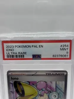 2023 POKEMON PAL EN-PALDEA EVOLVED ULTRA RARE #254 IONO PSA 9 - Image 3