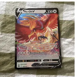 The Pokemon Company Ho-Oh V 140/195 Silver Tempest Ultra Rare Holo English 2022 - Image 1