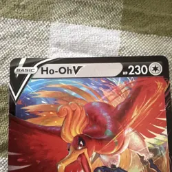 The Pokemon Company Ho-Oh V 140/195 Silver Tempest Ultra Rare Holo English 2022 - Image 2
