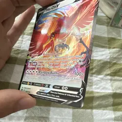 The Pokemon Company Ho-Oh V 140/195 Silver Tempest Ultra Rare Holo English 2022 - Image 4