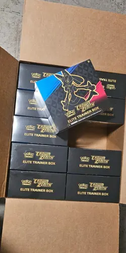 Pokemon TCG Crown Zenith Elite Trainer Box - Case of 10 820650871474 - Image 1
