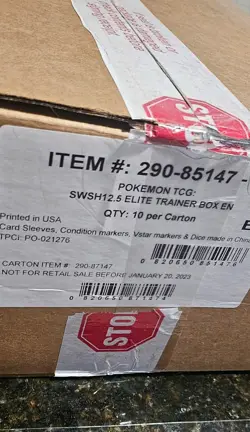 Pokemon TCG Crown Zenith Elite Trainer Box - Case of 10 820650871474 - Image 4