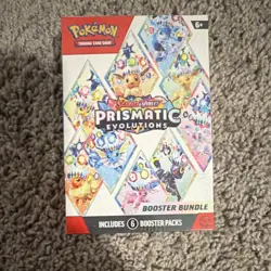 Pokemon TCG Scarlet & Violet Prismatic Evolutions Booster Bundle Box Eevee 2025 - Image 1