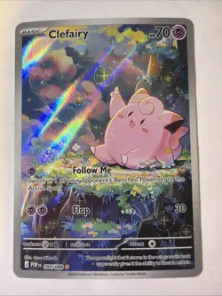 Pokemon TCG Clefairy 094/088 Illustration Rare Perfect Order NM/M - Image 1