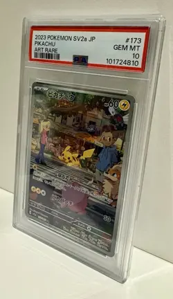 Pokemon 2023 SV2a JP Art Rare PSA 10 Pikachu #173 PSA 10 - Image 2