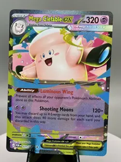 Pokemon Mega Evolution Perfect Order Mega Clefable EX Holo #31/88 - Image 1