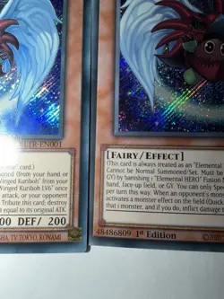 Yu-Gi-Oh Winged Kuriboh LV6 BLTR-EN001 Secret Rare 1st Edition - Image 5