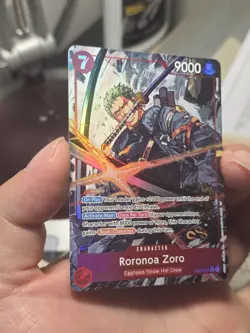 One Piece Roronoa Zoro EB04-007 Alt Art - Adventure on Kami's Island OP15-EB04 - Image 2