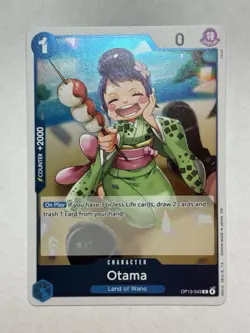 3x One Piece Otama OP13-043 R Playset OP-13 English Carrying On His Will NM - Image 2