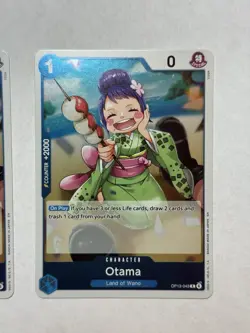 3x One Piece Otama OP13-043 R Playset OP-13 English Carrying On His Will NM - Image 3