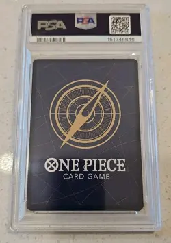 2024 One Piece PRB01 P-055 Monkey D. Luffy Japanse Jolly Roger Foil PSA 9 Mint - Image 2