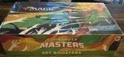 Magic The Gathering Commander Masters Set Boosters Box Factory Sealed MTG - Image 3