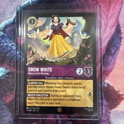 Snow White - Merry as the Morning Lorcana Wilds Unknown Legendary Set 12 Disney - Image 1