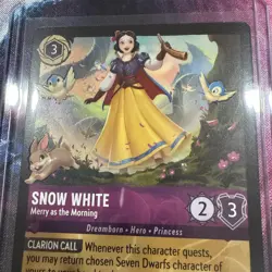 Snow White - Merry as the Morning Lorcana Wilds Unknown Legendary Set 12 Disney - Image 2