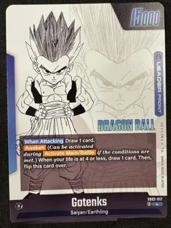 Dragon Ball Fusion World Manga SB02 Leader Complete 5 Card English Foil NM - Image 3